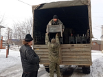 Воинам полка 4-й танковой дивизии переданы печи-буржуйки