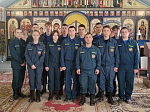 Студенты Россошанского техникума группы МЧС посетили храм Рождества Пресвятой Богородицы города Россошь