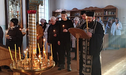 В Казанском храме поселка Каменка состоялось богослужение «Стояние Марии Египетской»