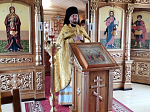 Благочинный совершил первое богослужение в храме вмч. Георгия Победоносца села Пасеково в качестве настоятеля прихода