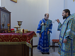 В праздник Сретения Господня Преосвященнейший епископ Дионисий совершил Литургию в Воскресенском соборе Белогорского мужского монастыря