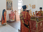 В день Радоницы Преосвященнейший епископ Дионисий совершил Литургию в Воскресенском соборе Белогорского епархиального мужского монастыря