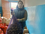Гуманитарный центр Острогожского благочиния оказал продуктовую поддержку подопечным