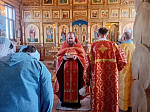 Молебен о страждущих недугом винопития в Успенском храме села Верхний Мамон