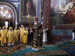 В семнадцатую годовщину интронизации Святейшего Патриарха Кирилла епископ Дионисий сослужил Предстоятелю Русской Православной Церкви в Храме Христа Спасителя