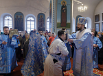 В праздник Благовещения Пресвятой Богородицы епископ Россошанский и Острогожский Дионисий совершил Божественную литургию в храме Вознесения Господня города Калач