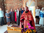 Ковчег с частицей мощей священномученика Петра (Зверева) был доставлен в храмы Петропавловского района