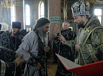 Преосвященнейший епископ Дионисий совершил в Свято-Ильинском кафедральном соборе города Россоши последнюю в этом году Литургию Преждеосвященных Даров