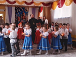 Благочинный посетил Пасхальный утренник в детском саду «Родничок» города Богучар