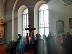 Божественная литургия в слободе Шапошниковка