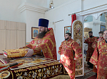 Епископ Дионисий совершил Божественную литургию в храме святого мученика Иоанна Воина г. Богучар