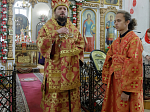 Глава Россошанской епархии совершил Божественную литургию в храме святого мученика Иоанна Воина города Богучар