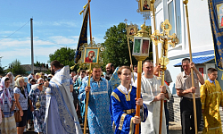 Престольный праздник в Казанском храме г.Павловска