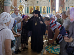 Епископ Россошанский и Острогожский Дионисий возглавил служение Божественной литургии в Свято-Ильинском кафедральном соборе города Россоши