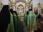 Епископ Россошанский и Острогожский Дионисий принял участие в торжественном богослужении в обители князя Даниила Московского