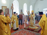 Глава Россошанской епархии совершил Божественную литургию в храме Рождества Пресвятой Богородицы села Никольское-1