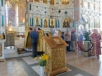 В праздник Крещения Руси епископ Дионисий совершил Божественную литургию в Свято-Ильинском кафедральном соборе города Россоши