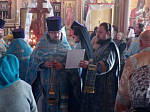 В  Михайло-Архангельском храме Острогожска  было совершено торжественное богослужение