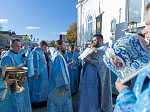Правящий Архиерей возглавил престольные торжества храма Покрова Пресвятой Богородицы города Павловска