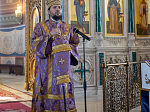 В Неделю Торжества Православия Преосвященнейший епископ Дионисий совершил Литургию в Ильинском кафедральном соборе
