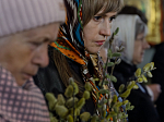 В праздник Входа Господня в Иерусалим глава Россошанской епархии совершил Литургию в Свято-Ильинском кафедральном соборе города Россоши