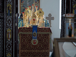 В праздник Похвалы Богородицы Архипастырь совершил Божественную литургию в Воскресенском соборе Белогорского мужского монастыря