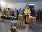 В Богучарский район доставлен ковчег с частицей мощей священномученика Петра (Зверева)