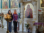 В канун праздника Воздвижения Креста Господня Преосвященнейший епископ Дионисий совершил всенощное бдение в Ильинском кафедральном соборе города Россоши