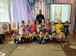 В детском саду № 11 города Острогожска состоялось мероприятие, посвященное Пасхе Христовой