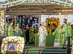 В день памяти прп. Сергия Радонежского Правящий Архиерей Россошанской епархии сослужил Предстоятелю Русской Церкви за Литургией в Троице-Сергиевой лавре