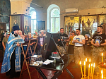 Жители Петропавловского райцентра встретили казачий крестный ход с чтимым образом Божией Матери «Избавительница от бед» (Ташлинская)