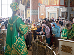 В праздник Входа Господня в Иерусалим епископ Дионисий совершил Божественную литургию в Ильинском кафедральном соборе Россоши