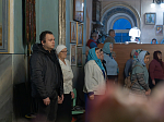 Архипастырь возглавил торжественное Богослужение в храме Покрова Пресвятой Богородицы города Павловска