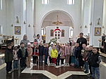 Экскурсия для воспитанников детского сада по храму Всемилостивого Спаса города Россошь