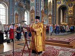 Епископ Россошанский и Острогожский Дионисий сослужил главе Воронежской митрополии за всенощным бдением в канун праздника Собора Воронежских святых