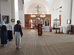 В День Победы в храме Преображения Господня села Заброды совершили благодарственный молебен и панихиду
