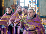 В Великий Четверток митрополит Воронежский и Лискинский Сергий возглавил служение Божественной литургии
