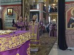 В Неделю 2-ю Великого поста Преосвященнейший епископ Дионисий совершил Литургию свт. Василия Великого в Свято-Ильинском кафедральном соборе города Россошь