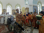 Правящий Архиерей возглавил престольное торжество храма во имя святого мученика Иоанна Воина города Богучара