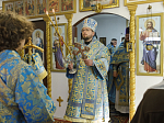 Правящий Архиерей совершил Божественную литургию в храме в честь иконы Божией Матери «Спорительница хлебов» села Галиевка Богучарского района