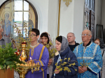 В Казанском храме города Павловска прошло торжественное богослужение, посвященное празднику Входа Господня в Иерусалим