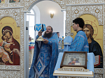 В праздник Успения Пресвятой Богородицы глава Россошанской епархии совершил Божественную литургию в Успенском храме села Старая Калитва