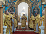 Архипастырь совершил Божественную литургию в храме Благовещения Пресвятой Богородицы села Лосево Павловского района