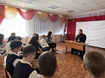В школе села Волошино прошла просветительская встреча с клириком Острогожского благочиния
