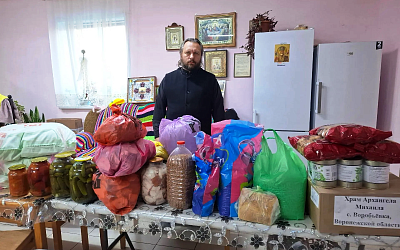 Иерей Игорь Подопригорин вновь передал гуманитарную помощь военнослужащим, принимающим участие в проведении специальной военной операции