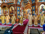 Епископ Россошанский и Острогожский Дионисий в числе сонма Архипастырей совершил Божественную литургию в Благовещенском кафедральном соборе г. Воронежа