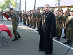 Руководитель Епархиального Отдела по взаимодействию с Вооруженными силами принял участие в приведении к воинской присяге курсантов нового пополнения