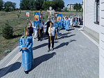 В праздник Успения Пресвятой Богородицы глава Россошанской епархии совершил Божественную литургию в Успенском храме села Старая Калитва