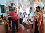 Состоялось принесение ковчега с частицей мощей священномученика Петра (Зверева) в храмы Воробьевского района