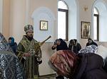 В пятницу второй седмицы Великого поста Архипастырь совершил Литургию Преждеосвященных Даров в храме Великомученика и Победоносца Георгия села Большая Хвощеватка